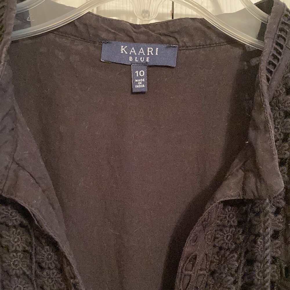 KAARI Blue - Little Black Eyelet Dress - Picture 5 of 5